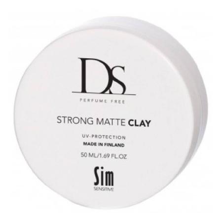 Матовая глина для волос, Sim Sensitive DS Strong Matte Clay