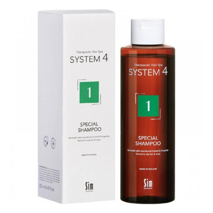 Шампунь «№1» для нормальной кожи головы и склонной к жирности, Sim Sensitive System 4 Special Shampoo