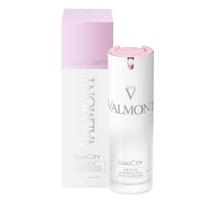 Beskyttende ansiktsfluid, Valmont LumiCity UVB SPF50