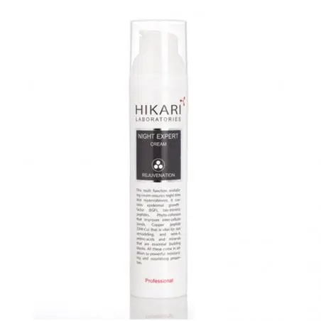 Ночной крем для жирной кожи лица, Hikari Night Expert Cream for Oily Skin