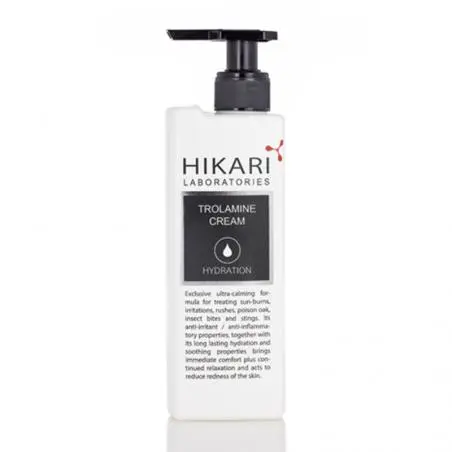 Крем для быстрого облегчения и лечения ожогов на лице и теле, Hikari Trolamine Cream