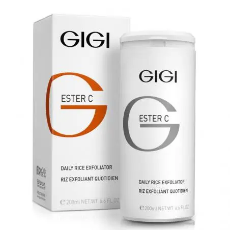 Ексфоліант для очищення і освітлення шкіри обличчя, GiGi Ester C Daily Rice Exfoliator