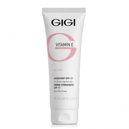 Зволожувач для жирної шкіри і шкіри з великими порами, GiGi Vitamin E Hydratant SPF17 for Oily & Large Pore Skin