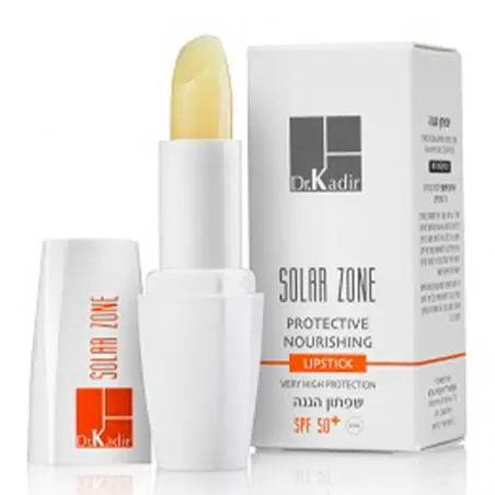 Захисна поживна помада для губ, Dr. Kadir Solar Zone Protective Nourishing Lipstick SPF50+
