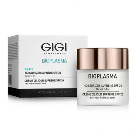 Зволожуючий крем для сухої шкіри, GiGi Bioplasma Moisturizing Cream SPF20 for Dry Skin