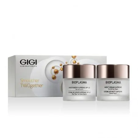 Набор с дневным и ночным кремом для ухода за кожей лица, GiGi Bioplasma (Day + Night Cream) Set
