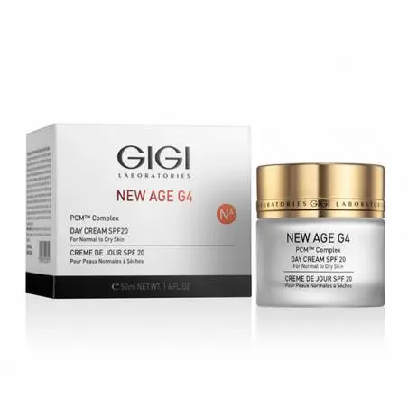 Дневной крем с SPF20 для нормальной и сухой кожи лица, GiGi New Age G4 Day Cream SPF20 for Normal to Dry Skin