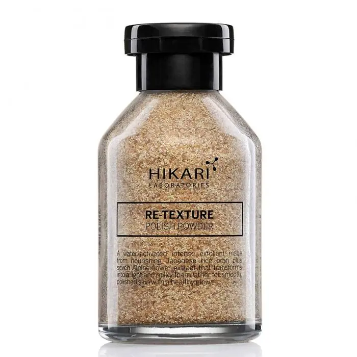 Золотая пудра для микро-пилинга лица, Hikari Re-Texture Polish Powder