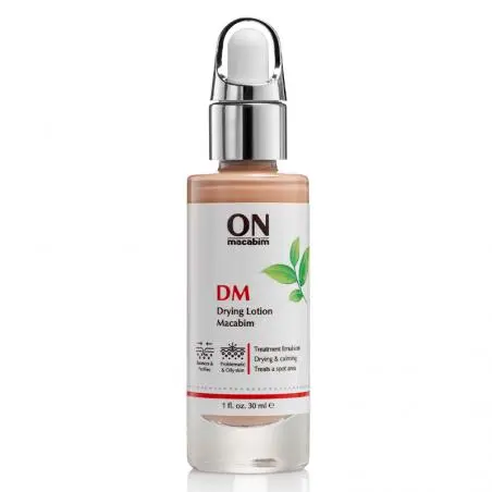 Подсушивающий бактерицидный лосьон для лица с тонирующим эффектом, ONmacabim DM Drying Lotion Makeup