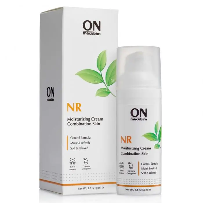 Увлажняющий крем для комбинированной кожи лица, ONmacabim NR Moisturizing Cream Combination Skin SPF15