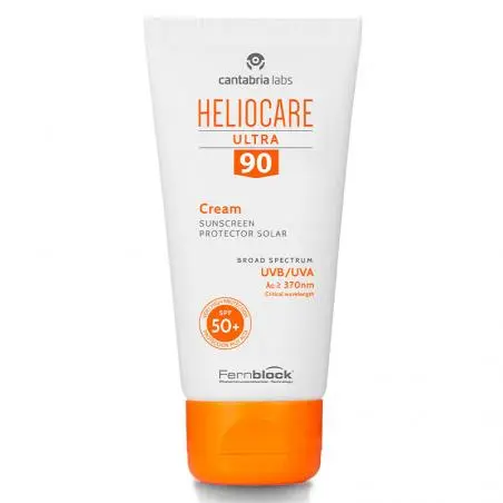 Солнцезащитный крем для нормальной и сухой кожи лица, Cantabria Labs Heliocare Ultra Cream SPF90