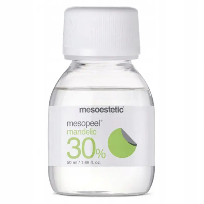 Поверхностный миндальный пилинг для жирной кожи лица + нейтрализатор, Mesoestetic Mesopeel Mandelic Peel AM 30%