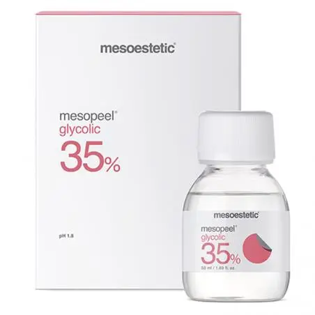 Поверхностный омолаживающий гликолевый пилинг для кожи тела + нейтрализатор, Mesoestetic Mesopeel Glycolic Peel AG 35%