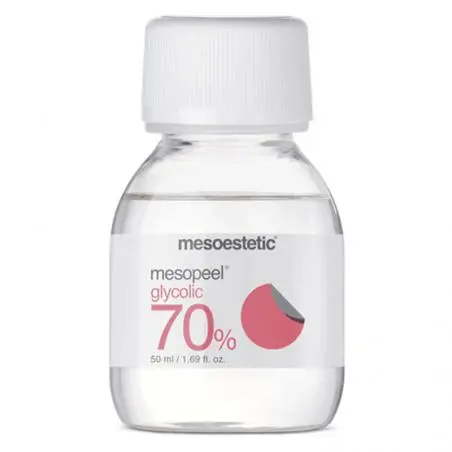 Поверхностный омолаживающий гликолевый пилинг для кожи тела + нейтрализатор, Mesoestetic Mesopeel Glycolic Peel AG 70%