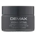 Увлажняющий крем для контура глаз «Витамин С и белые цветы», Demax Hydra Optima Vital Eye Booster-Cream C & White Flowers