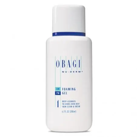 Очищающий гель для нормальной и жирной кожи лица, Obagi Medical Nu-Derm Foaming Gel Normal To Oily