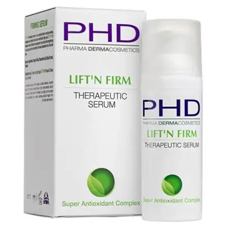 Лечебная сыворотка для подтяжки кожи лица и уменьшения морщин, PHD Lift’n Firm Therapeutic Serum