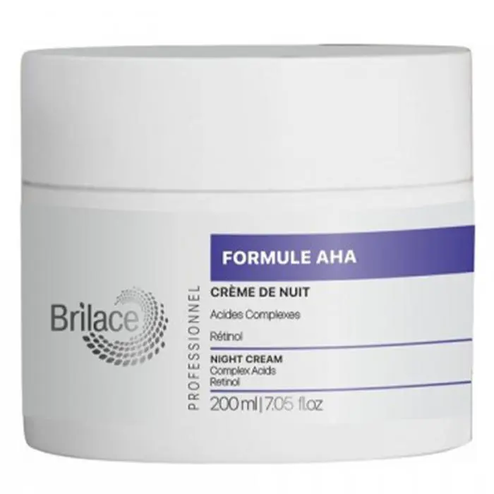 Регенеруючий нічний крем для обличчя, Brilace Formule AHA Night Cream