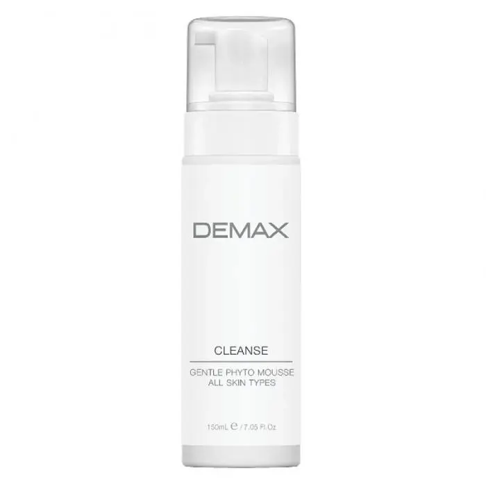 М'яка очищуюча пінка для всіх типів шкіри обличчя, Demax Cleanse Gentle Phyto Mousse All Skin Types