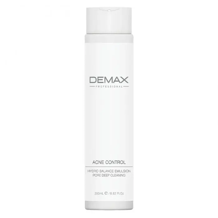 Очищаюча емульсія для проблемної шкіри обличчя, Demax Acne Control Hydro Balance Emulsion Pore Deep Cleaning