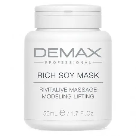 Ревитализующая соевая лифтинг-маска от возрастных изменений на коже лица, Demax Rich Soy Mask