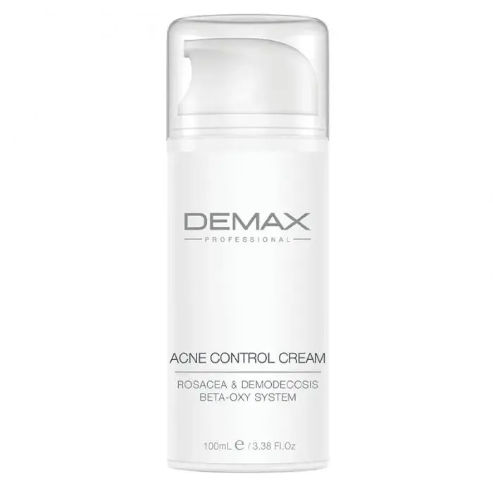 Крем для проблемної шкіри обличчя з антибактеріальною та протизапальною дією, Demax Acne Control Cream