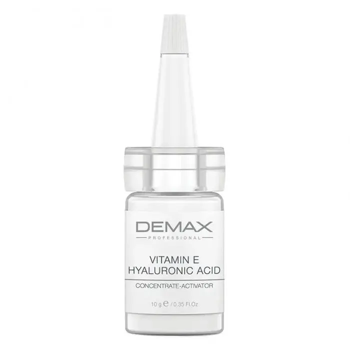 Сыворотка для кожи вокруг глаз «Витамин Е + Гиалуроновая кислота», Demax Vitamin Е + Hyaluronic Acid Concentrate-Activator