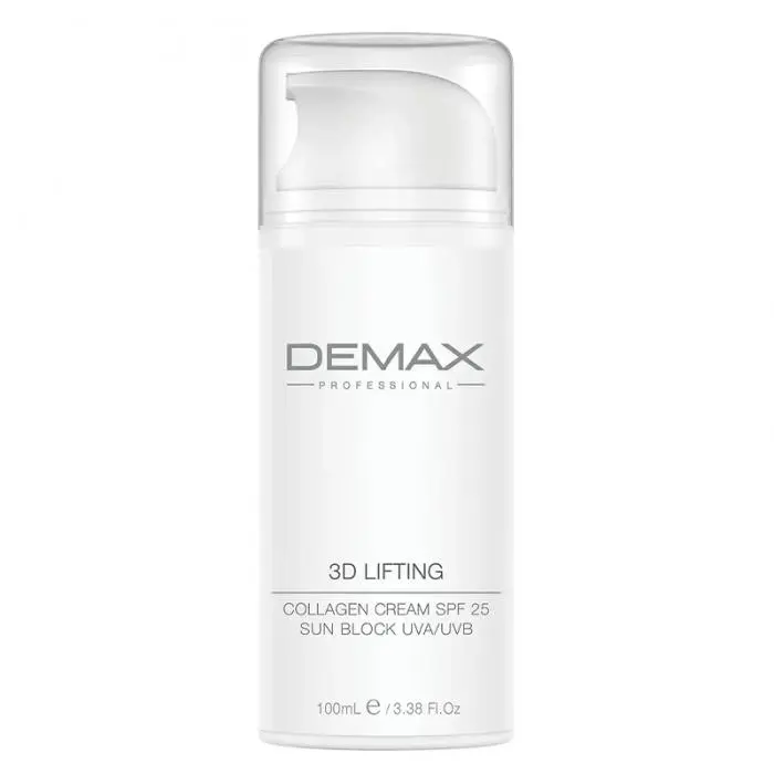 Коллагеновый санблок «3D Lifting» для лица, Demax 3D Lifting Collagen Cream SPF25