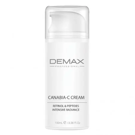 Інтенсивний пептидний крем з ретинолом та канабісом для обличчя, Demax Canabia-C Cream Retinol&Peptides Intensive Radiance
