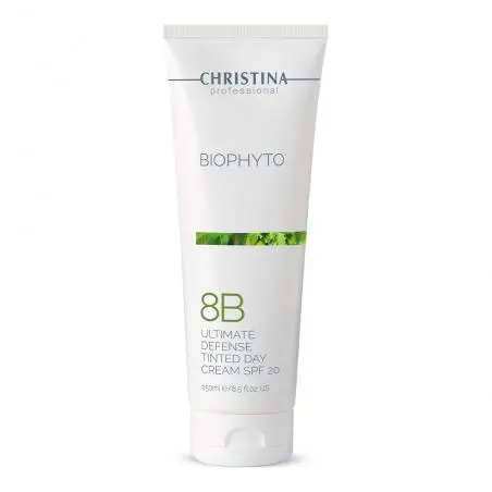 Денний крем з максимальним захистом для обличчя з тоном, Christina Bio Phyto Ultimate Defence Tinted Day Cream SPF20 (Step 8B)