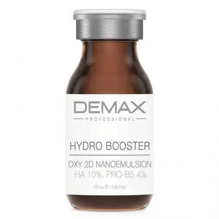 Гидро-бустер сыворотка для восстановления кожи лица, Demax Hydro Booster Oxy 2D Nanoemulsion HA 10% Pro-B5 4%
