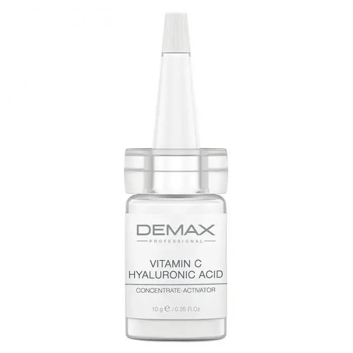 Активна сироватка «Вітамін С + гіалуронова кислота» для шкіри обличчя, Demax Vitamin C Hyaluronic Acid Concentrate-Activator