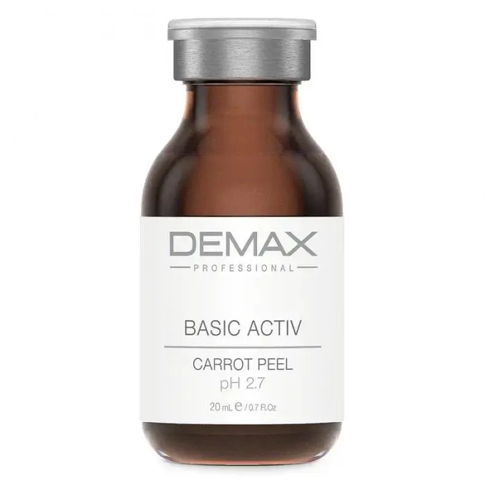 Базовий обновлюючий пілінг для обличчя на основі м'якоті моркви, Demax Basic Activ Carrot Peel pH 2.7