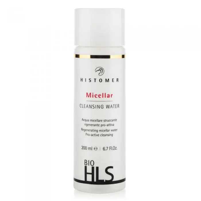 Очищаюча міцелярна вода для зняття макіяжу зі шкіри обличчя, Histomer Bio HLS Micellar Cleansing Water