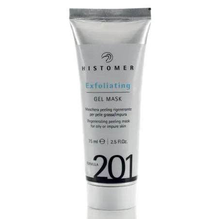 Гель-маска эксфолиант для деликатного и глубокого очищения кожи лица, Histomer Formula 201 Exfoliating Gel Mask