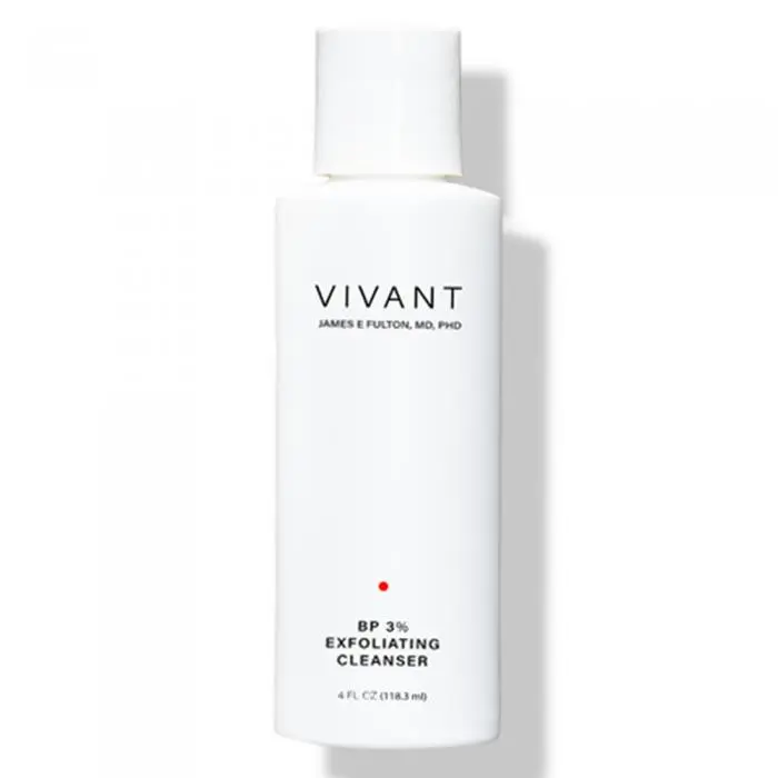 Очищающее средство с бензоил пероксидом для проблемной кожи лица, Vivant BP 3% Exfoliating Cleanser