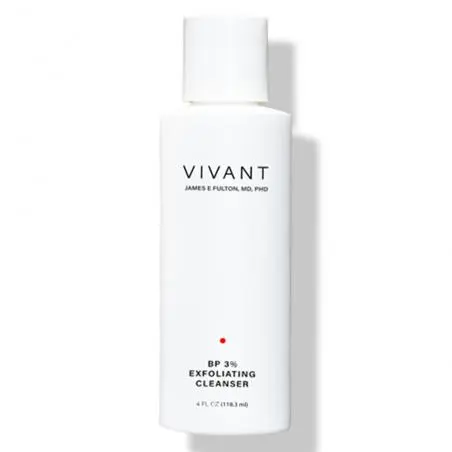 Очищающее средство с бензоил пероксидом для проблемной кожи лица, Vivant BP 3% Exfoliating Cleanser