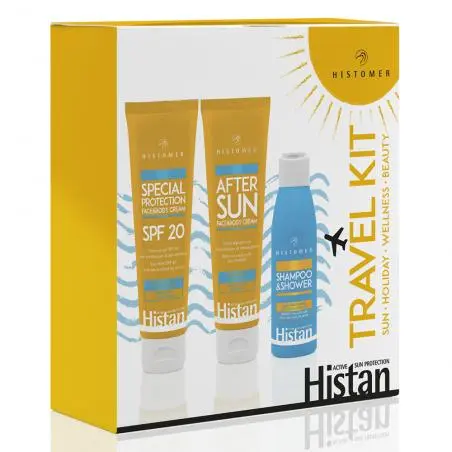 Солнцезащитный дорожный набор для лица, тела и волос, Histomer Histan Travel Kit
