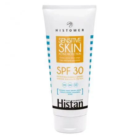 Солнцезащитный крем для чувствительной кожи лица и тела, Histomer Histan Sensitive Skin Active Protection SPF30