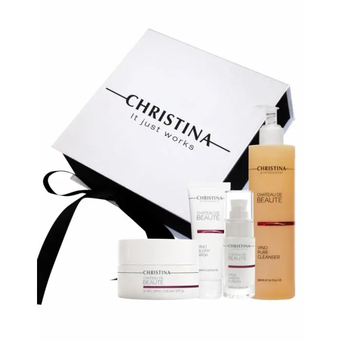 Подарунковий набір для догляду за шкірою обличчя, Christina Chateau de Beaute Gift Kit