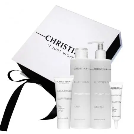 Подарочный набор для ухода за лицом и кожей век, Christina Illustrious Gift Kit