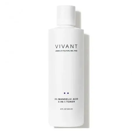 Тонік з 3% мигдальною кислотою для сухої та комбінованої шкіри обличчя, Vivant Skin Care 3% Mandelic Acid 3-in-1 Toner