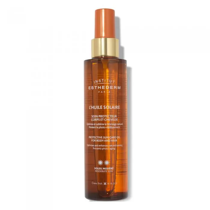 Сонцезахисне масло для тіла та волосся, Institut Esthederm Protective Sun Care** Oil Body And Hair Care SPF30