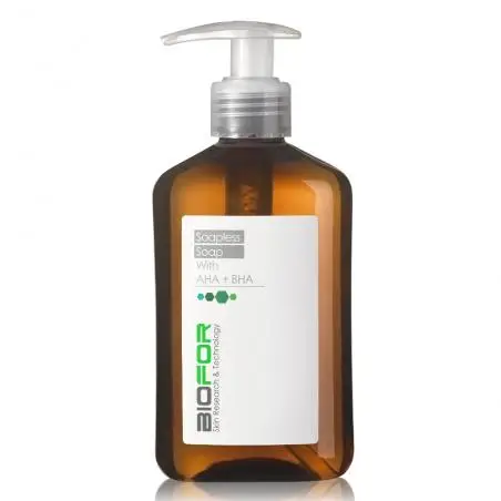 Очищающий гель для лица с AHA и BHA кислотами, Biofor Soapless Soap with AHA+BHA