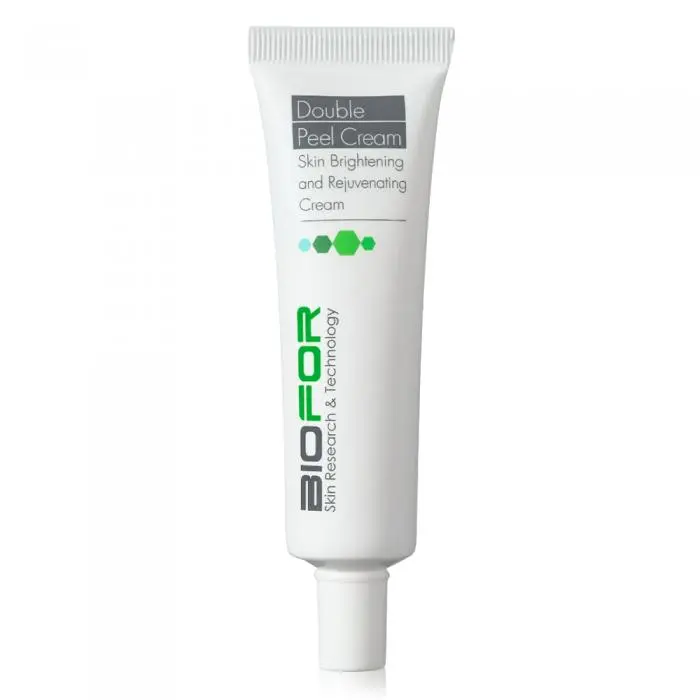 Крем для осветления и отшелушивания кожи лица с АНА и ВНА кислотами и ингибиторами меланина, Biofor Double Peel Cream