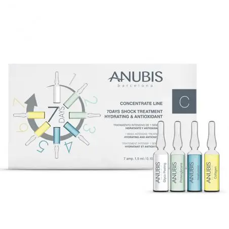 7 дней ШОК-терапии увлажнение и антиоксидант для лица, Anubis 7 Days Shock Treatment Hydrating and Antioxidant