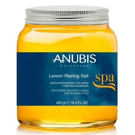 Солевой скраб «Лимон» для тела, Anubis Lemon Peeling Salt