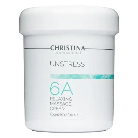 Расслабляющий массажный крем для лица, Christina Unstress Relaxing Massage Cream (Step 6A)