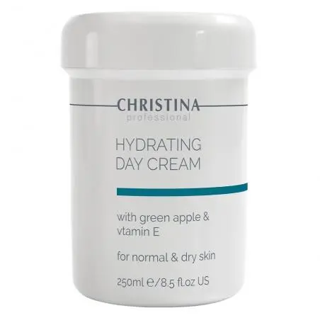 Увлажняющий дневной крем с яблоком и вит. Е для нормальной и сухой кожи, Christina Hydrating Day Cream Green Apple + Vitamin E