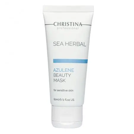 Азуленовая маска красоты для чувствительной кожи лица, Christina Sea Herbal Azulene Beauty Mask